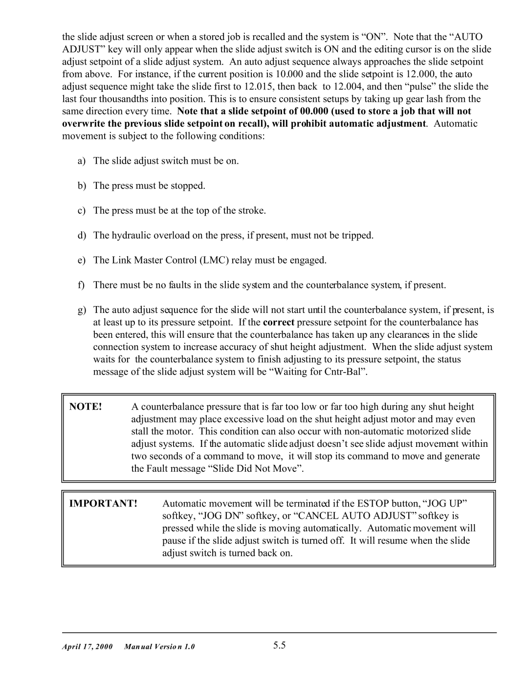 SMC Networks 5000 manual April 17, 2000 Man ual Versio n 