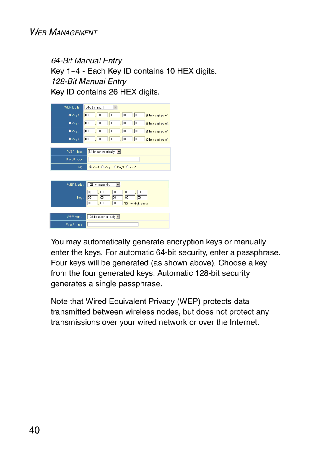 SMC Networks 5MC2671W manual Bit Manual Entry 