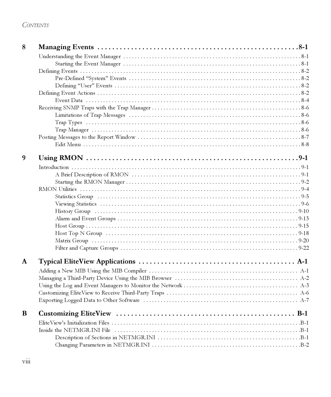 SMC Networks 6.20 manual Managing Events, Using Rmon 