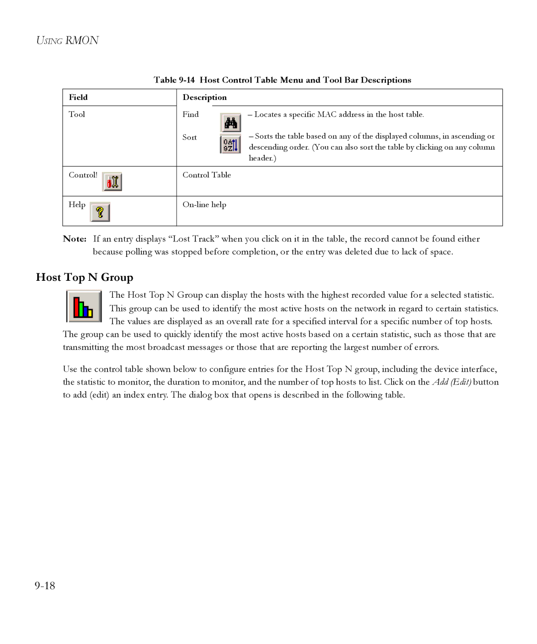 SMC Networks 6.20 manual Host Top N Group 