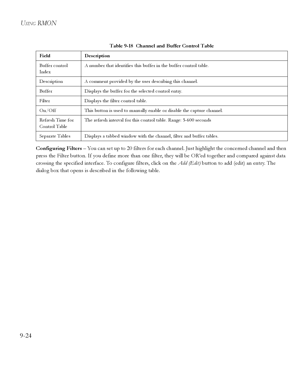 SMC Networks 6.20 manual Using Rmon 