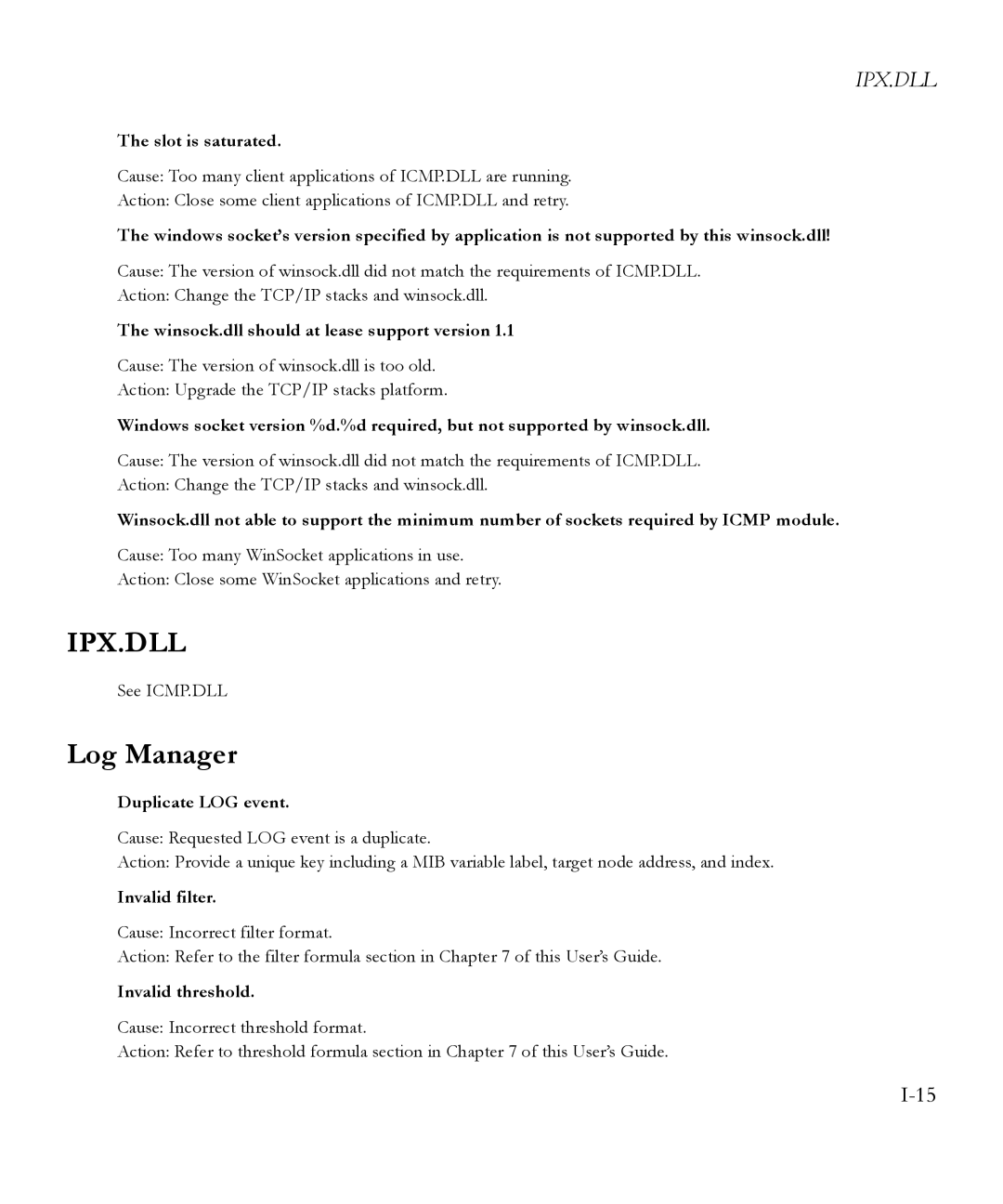 SMC Networks 6.20 manual Log Manager 