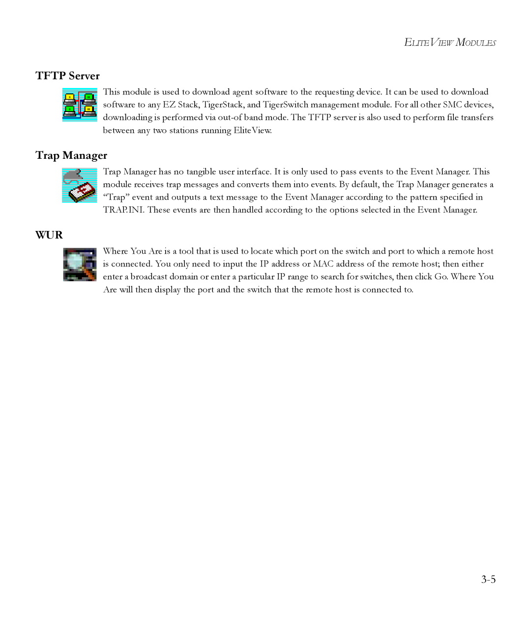 SMC Networks 6.20 manual Tftp Server, Trap Manager 