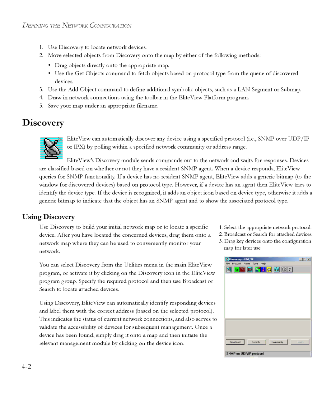 SMC Networks 6.20 manual Using Discovery 