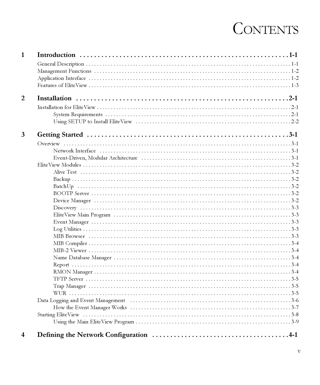 SMC Networks 6.20 manual Contents 