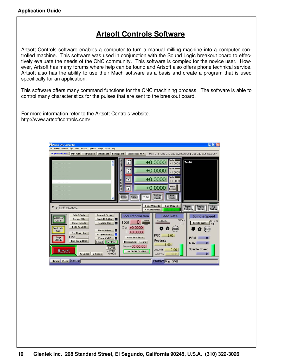 SMC Networks Amplifier manual Artsoft Controls Software, Application Guide 