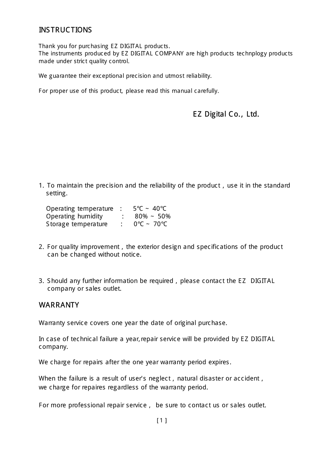 SMC Networks GP-505, GP-3010, GP-503, GP-305 manual Instructions, Warranty 