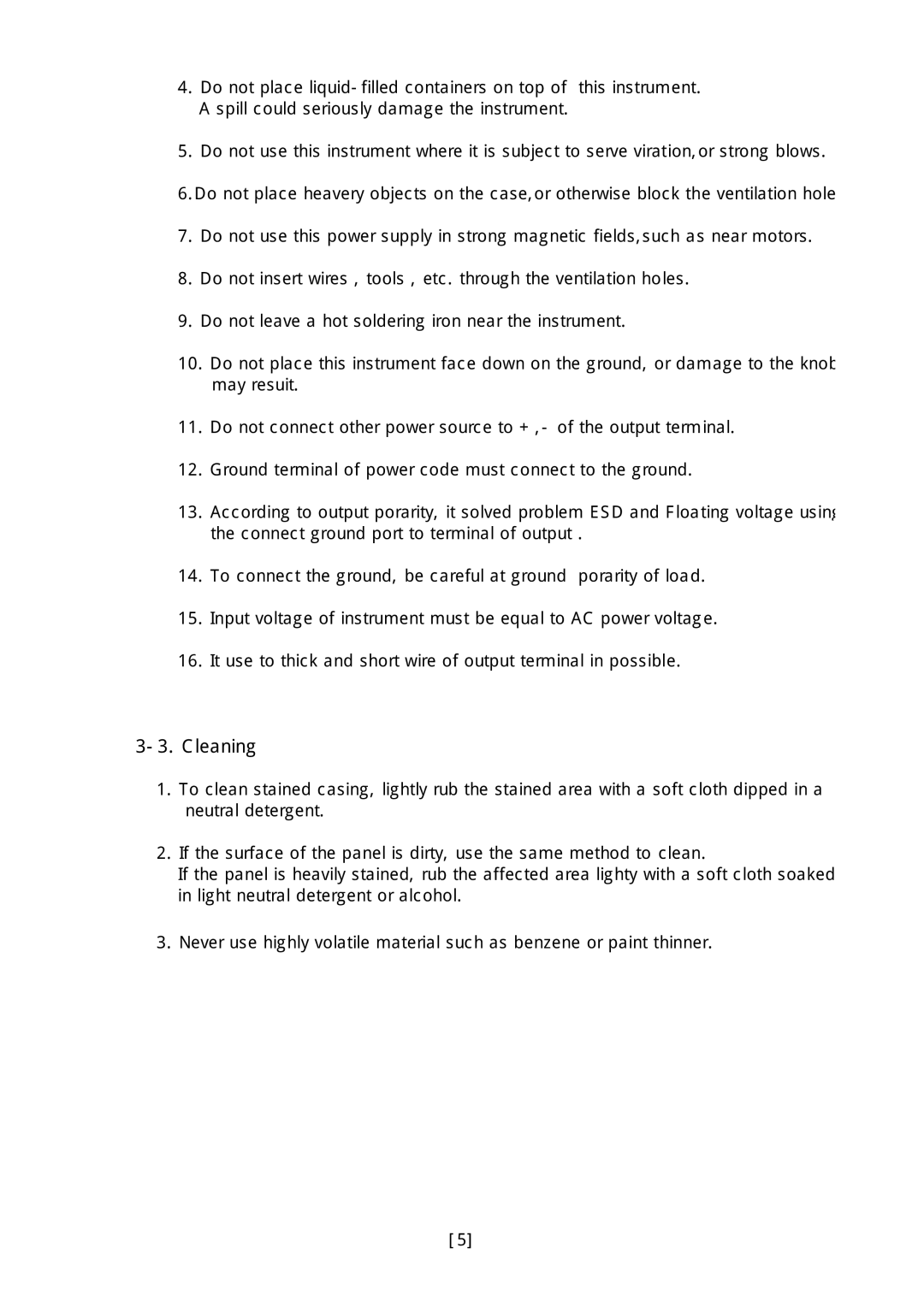 SMC Networks GP-505, GP-3010, GP-503, GP-305 manual Cleaning 