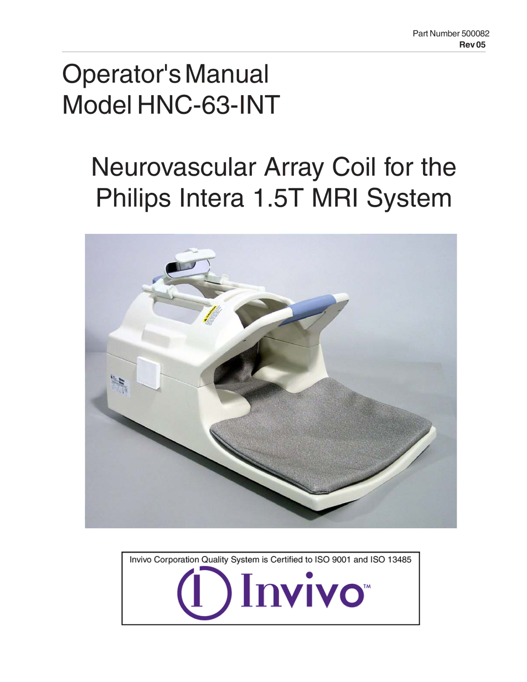 SMC Networks 500082, HNC-63-INT manual Rev 