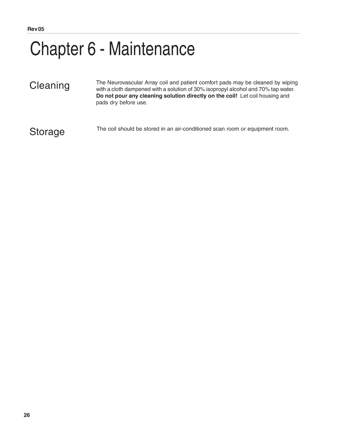 SMC Networks HNC-63-INT, 500082 manual Cleaning, Storage 