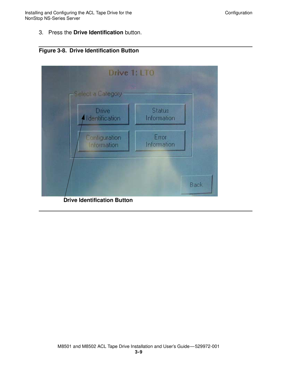 SMC Networks M8501 manual Drive Identification Button 