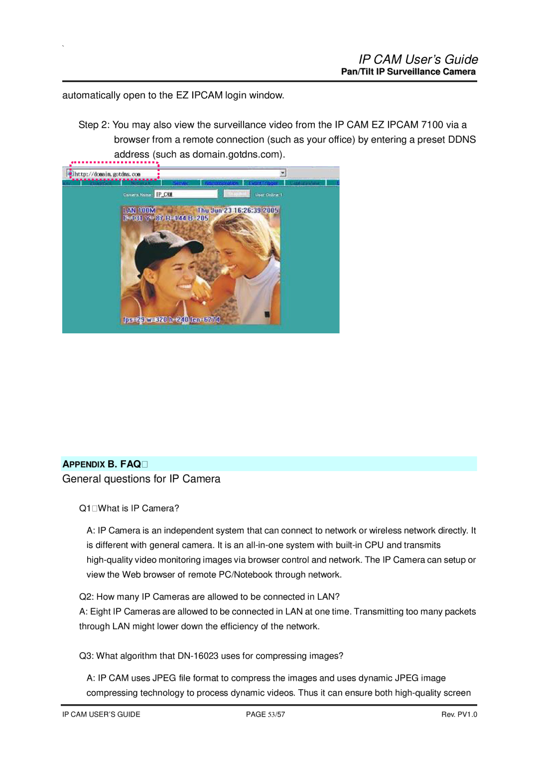 SMC Networks None manual General questions for IP Camera 