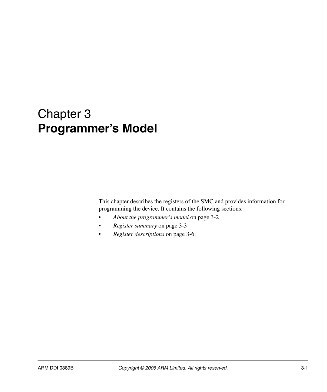 SMC Networks AHB SRAM/NOR, PL241 manual Programmer’s Model 