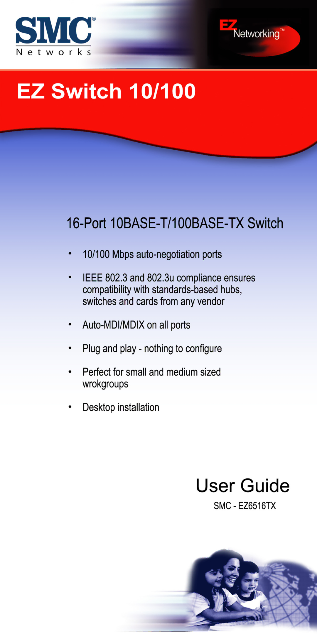 SMC Networks SMC-EZ6516TX manual User Guide 