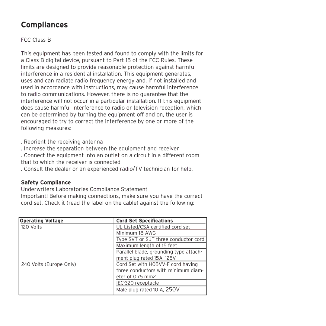 SMC Networks SMC108DT manual Compliances, Safety Compliance 