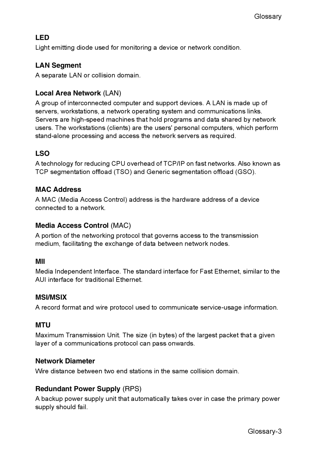 SMC Networks SMC10GPCIe-XFP LAN Segment, Local Area Network LAN, MAC Address, Media Access Control MAC, Network Diameter 