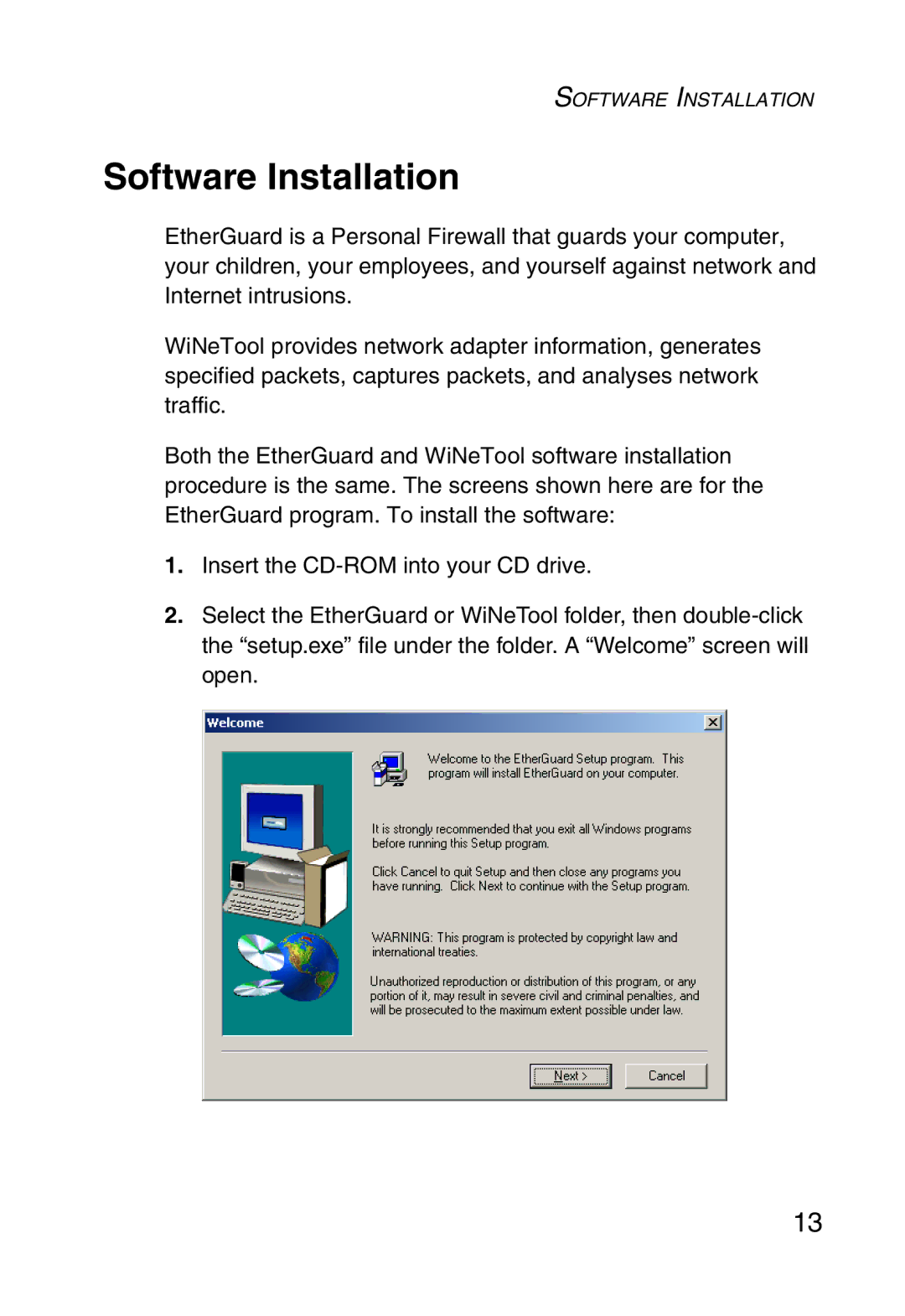 SMC Networks SMC1255TX manual Software Installation 