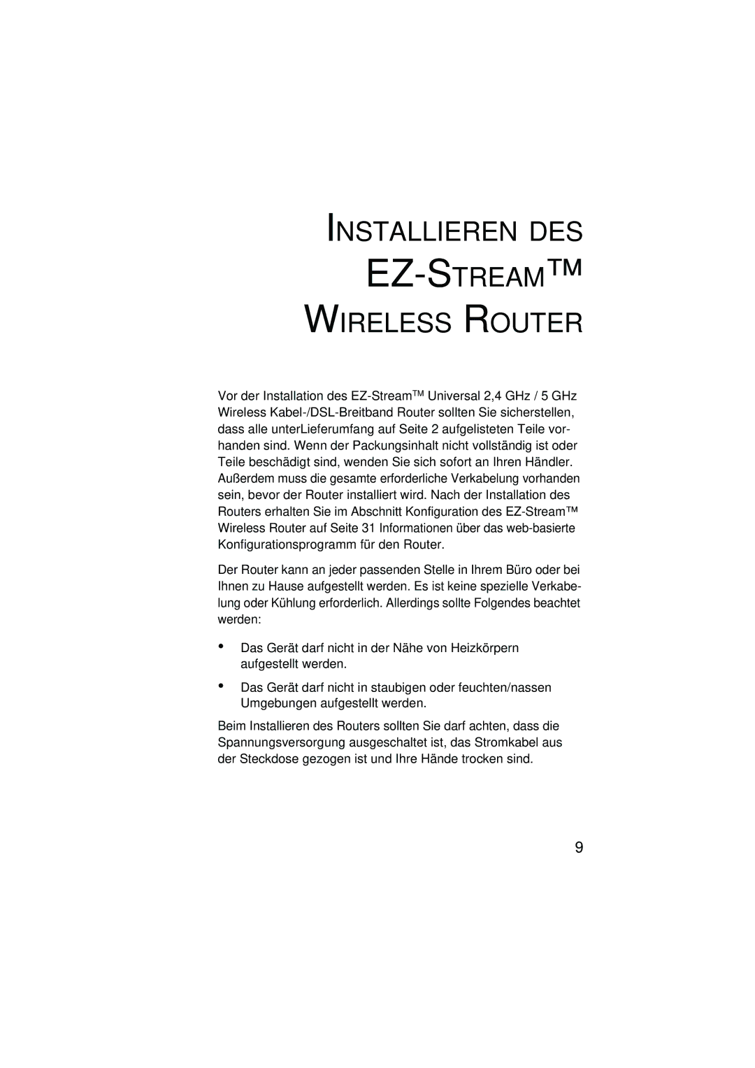 SMC Networks SMC2304WBRA-AG manual Ez-Stream 