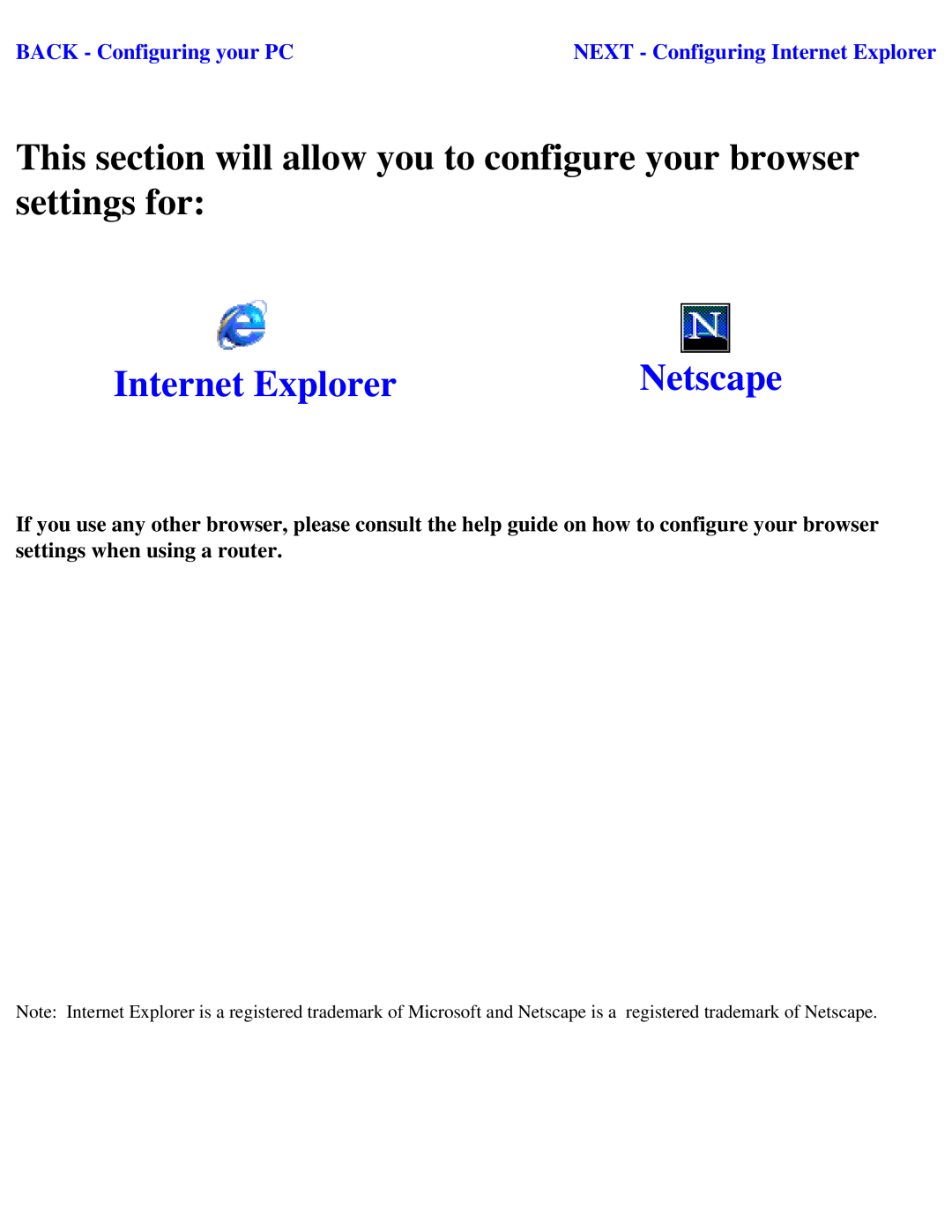 SMC Networks SMC2404WBR manual Internet Explorer Netscape 