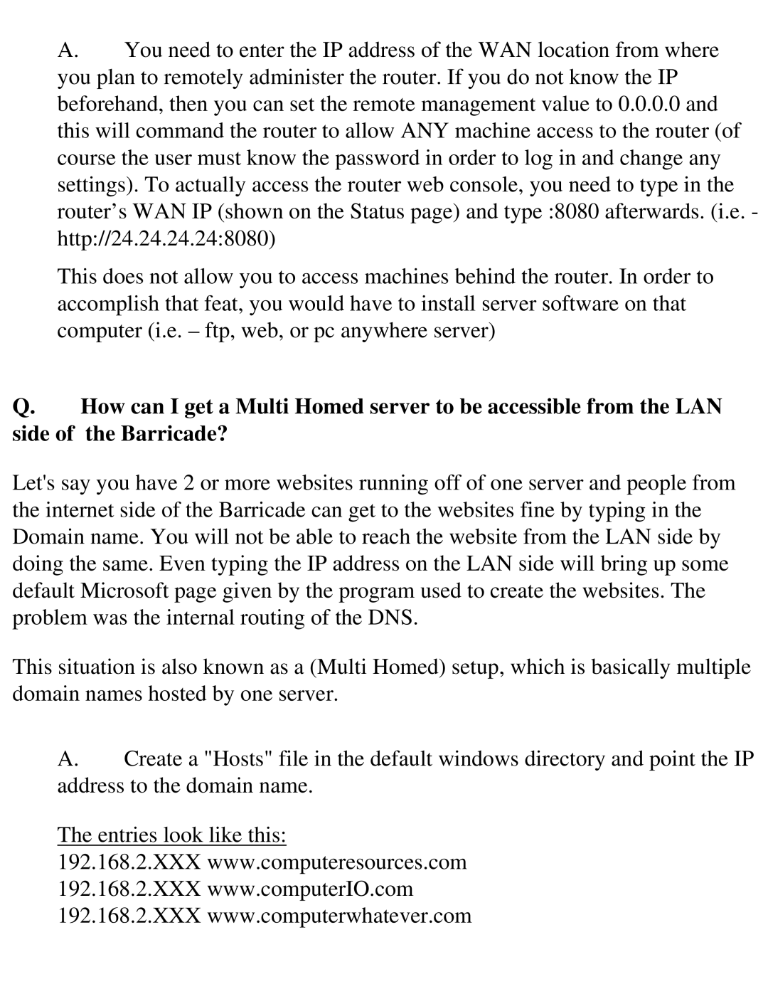 SMC Networks SMC2404WBR manual 