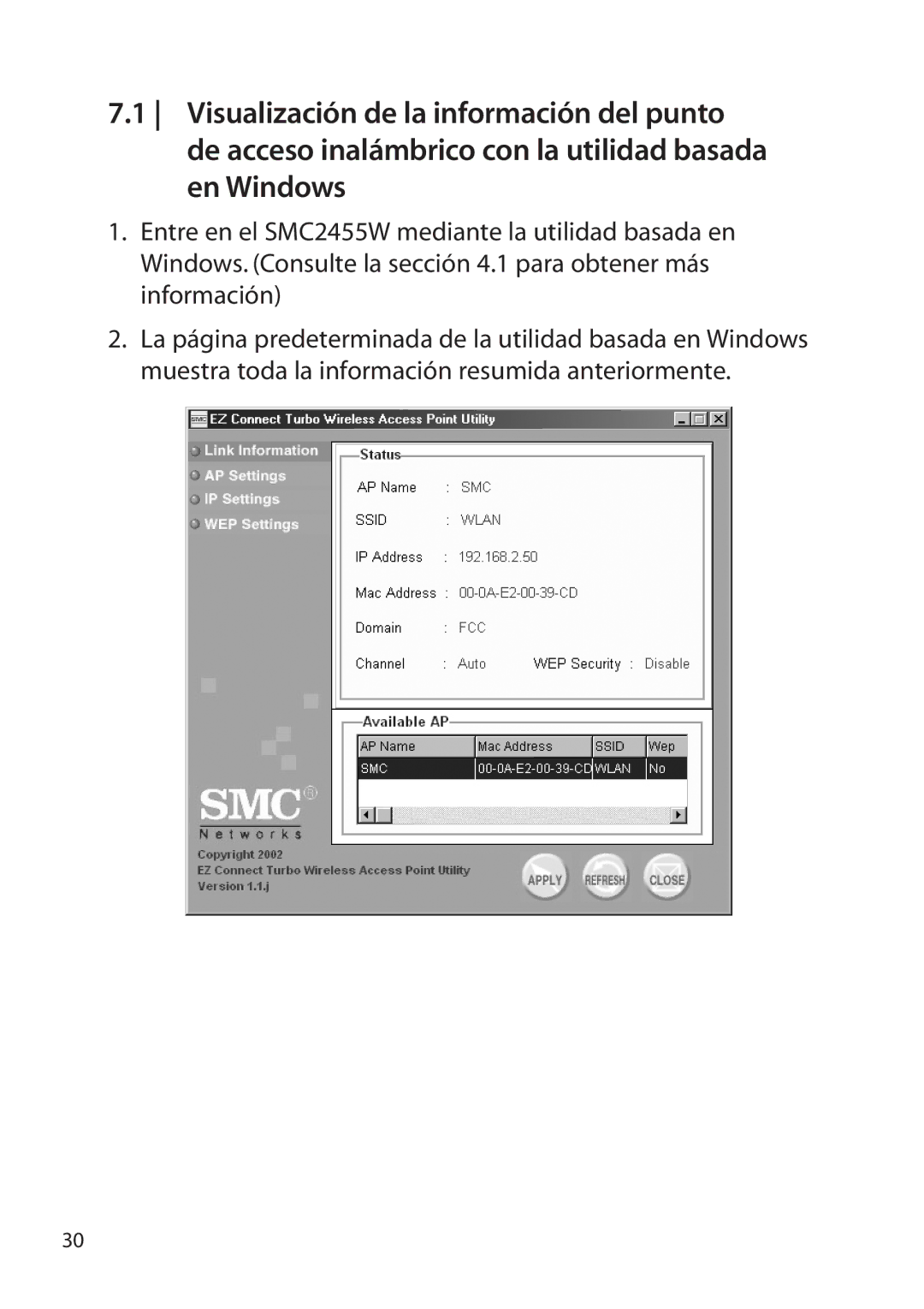 SMC Networks SMC2455W manual 