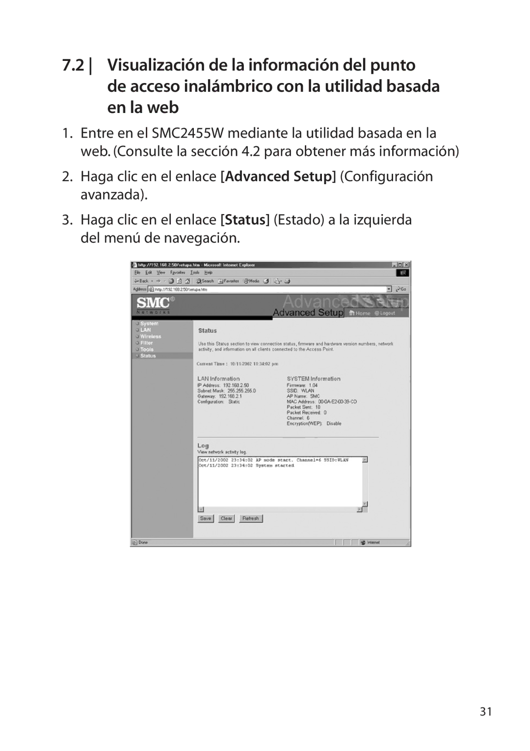 SMC Networks SMC2455W manual 