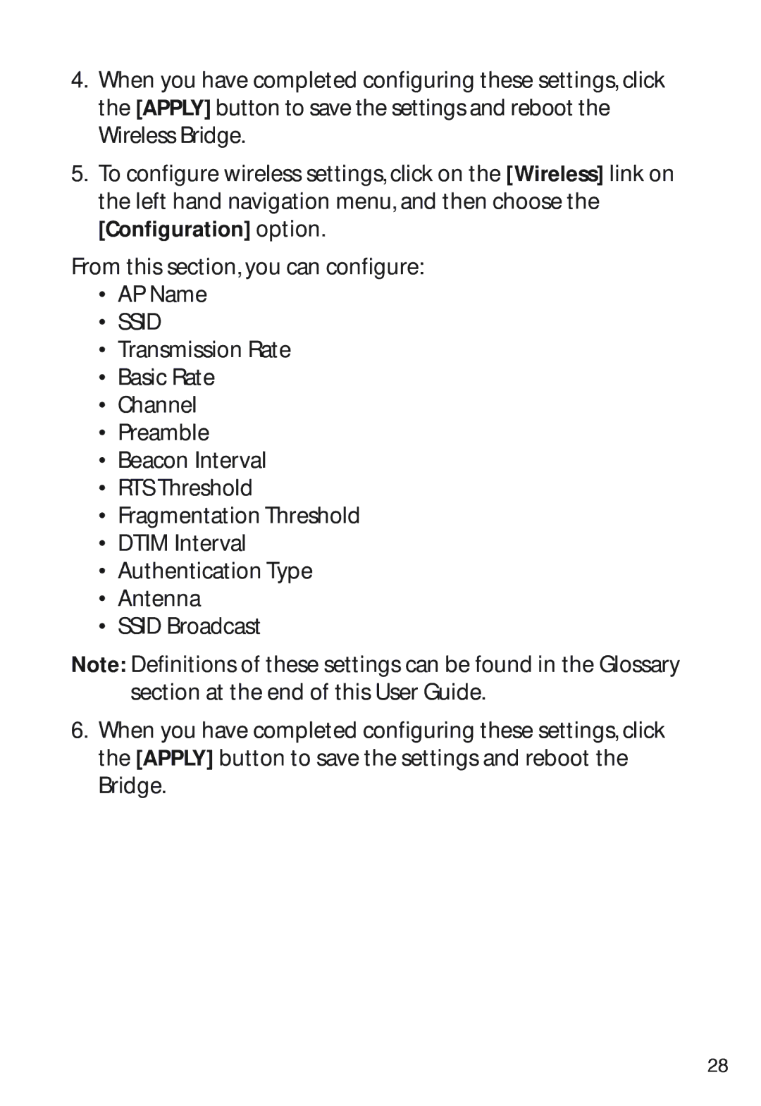 SMC Networks SMC2482W manual Ssid 