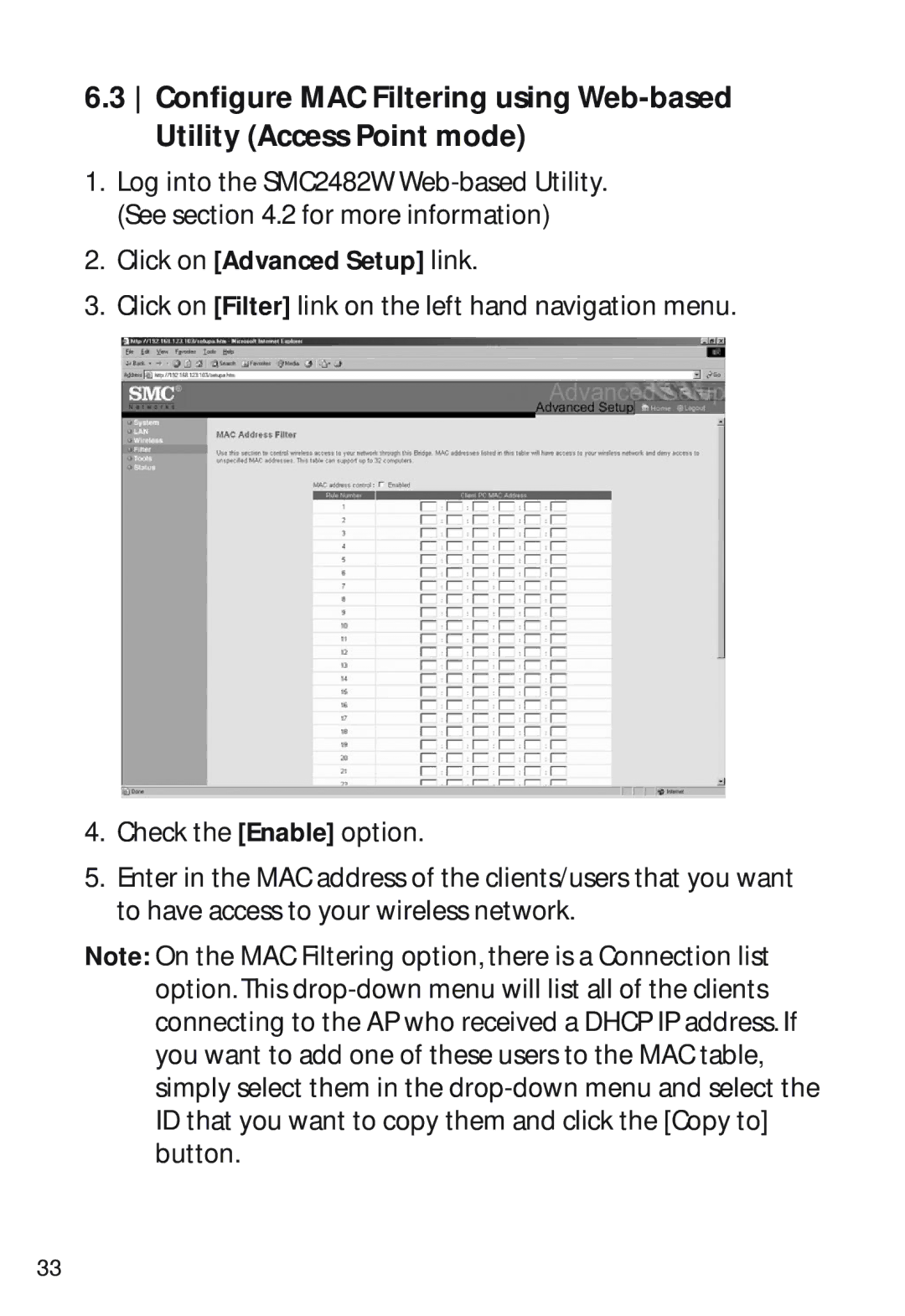 SMC Networks SMC2482W manual 