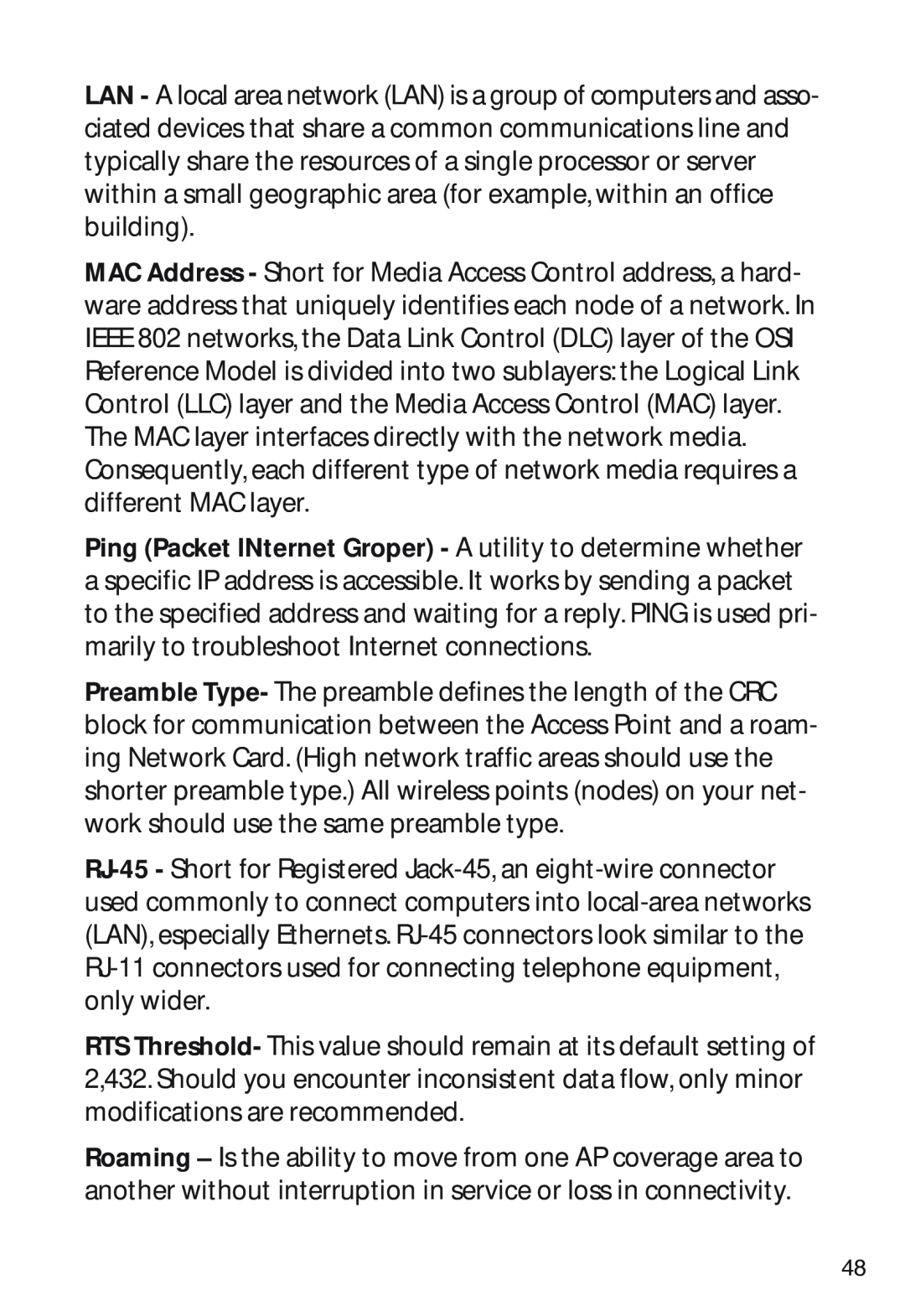 SMC Networks SMC2482W manual 