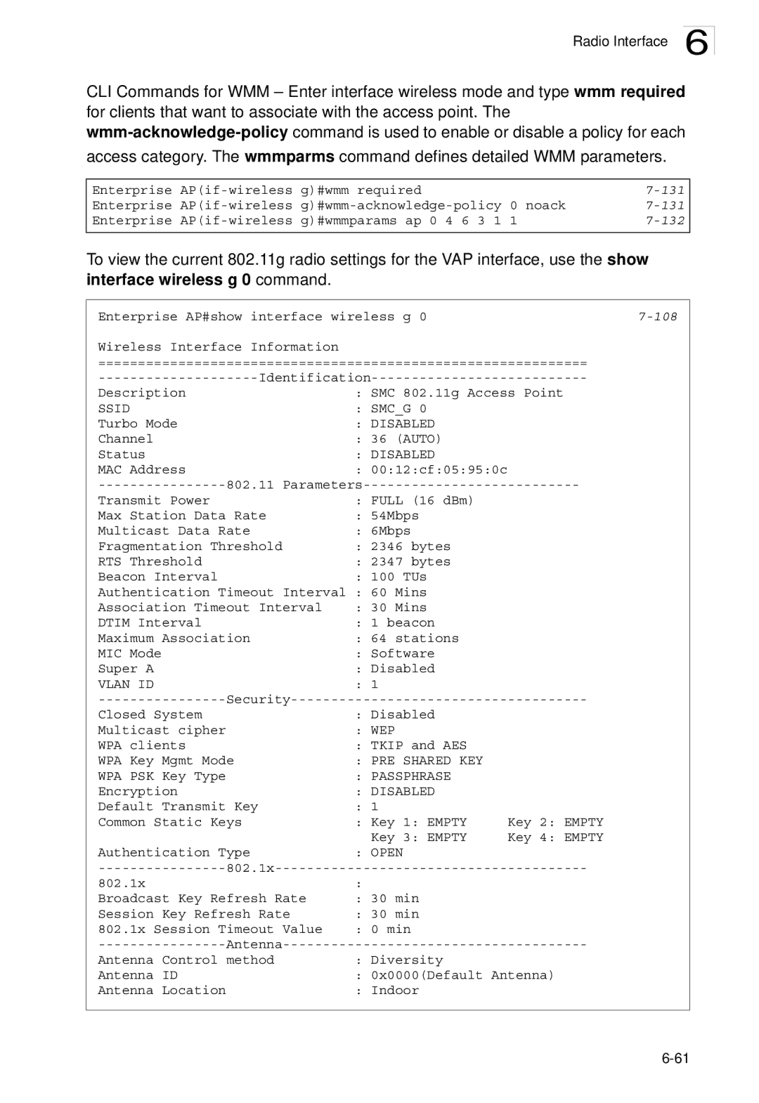 SMC Networks SMC2552W-G2-17 manual 131 