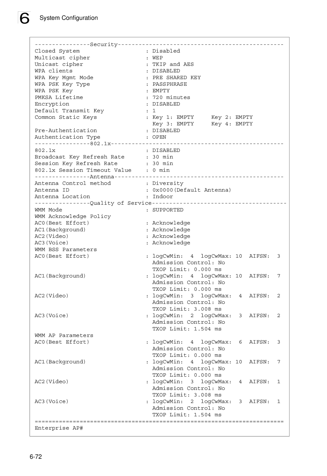 SMC Networks SMC2552W-G2-17 manual Unicast cipher Tkip and AES WPA clients 