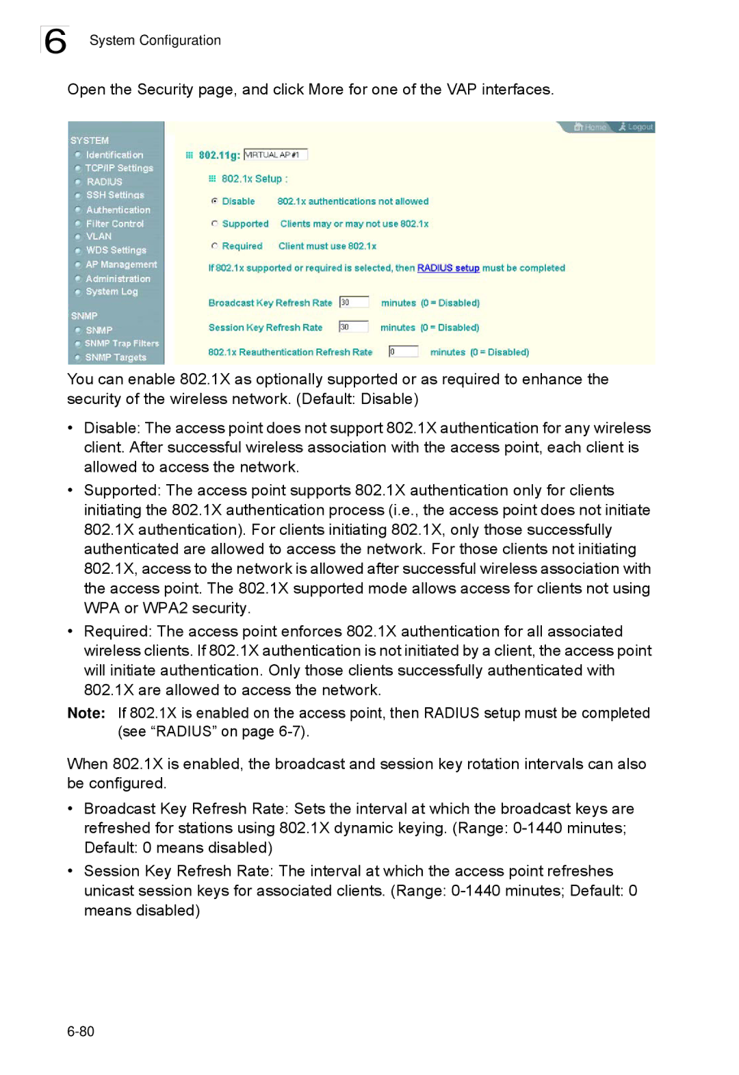 SMC Networks SMC2552W-G2-17 manual System Configuration 