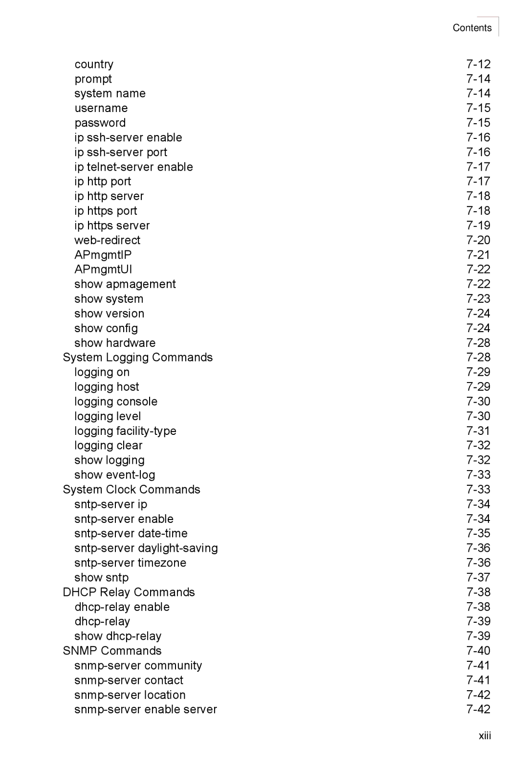 SMC Networks SMC2552W-G2-17 manual Xiii 