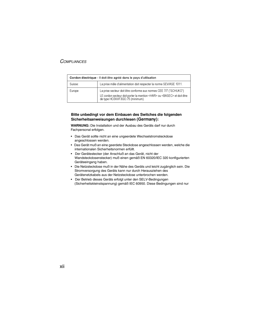 SMC Networks SMC2555W-AG manual Xii 