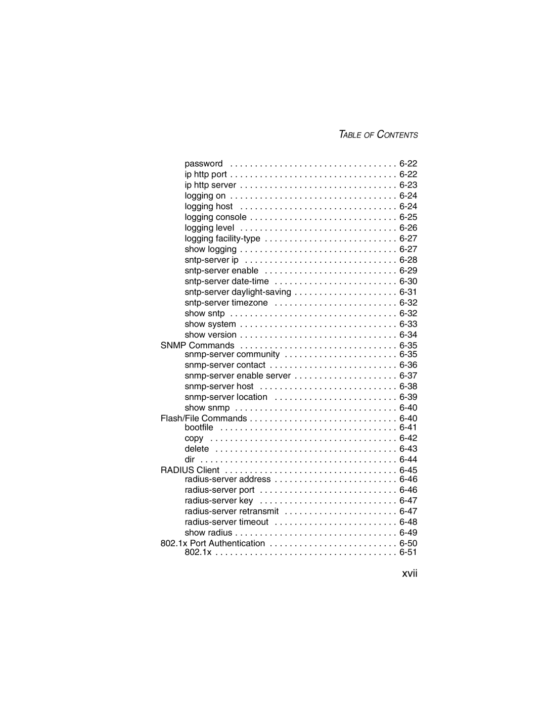 SMC Networks SMC2555W-AG manual Xvii 