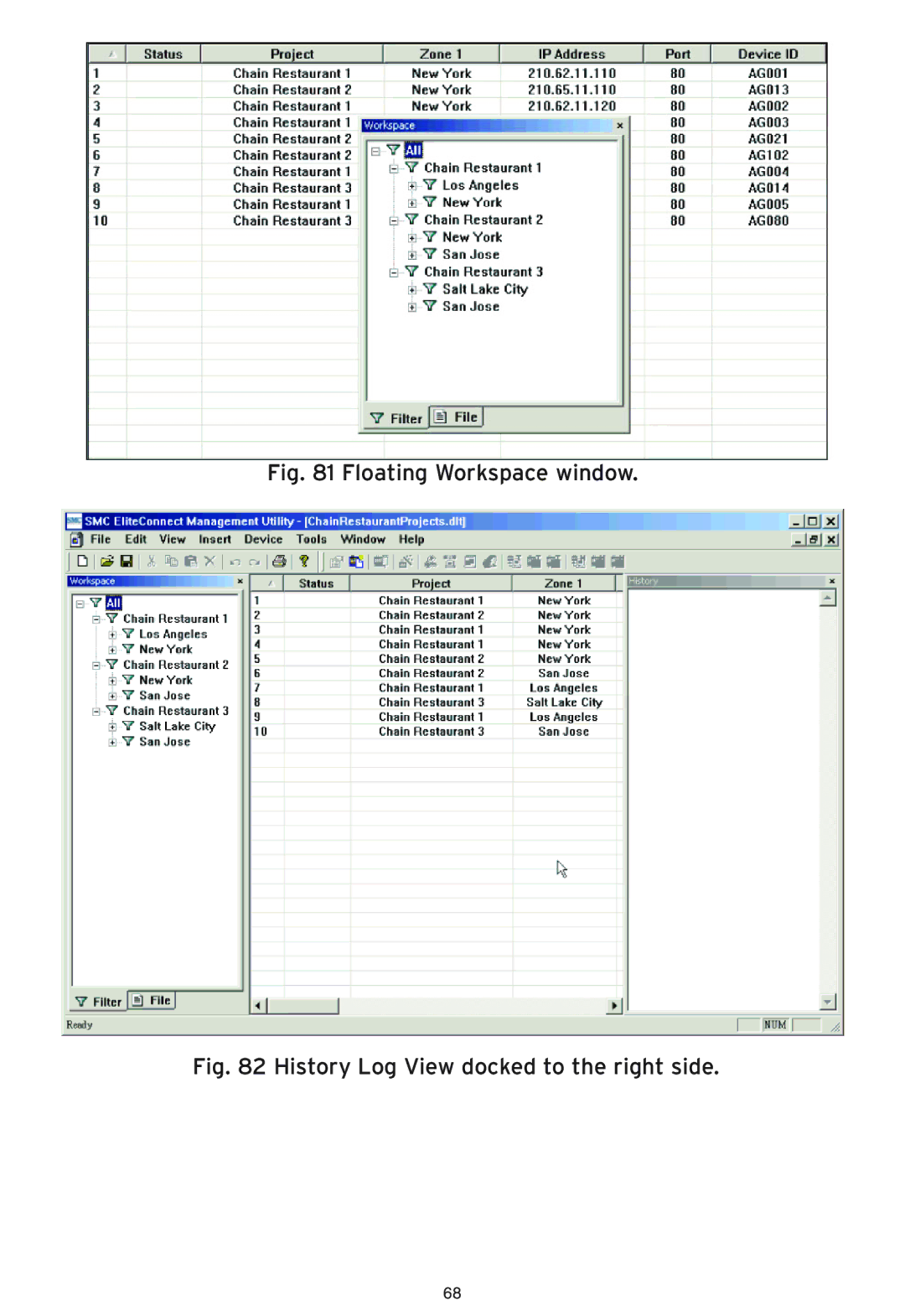 SMC Networks SMC2586W-G manual Floating Workspace window 