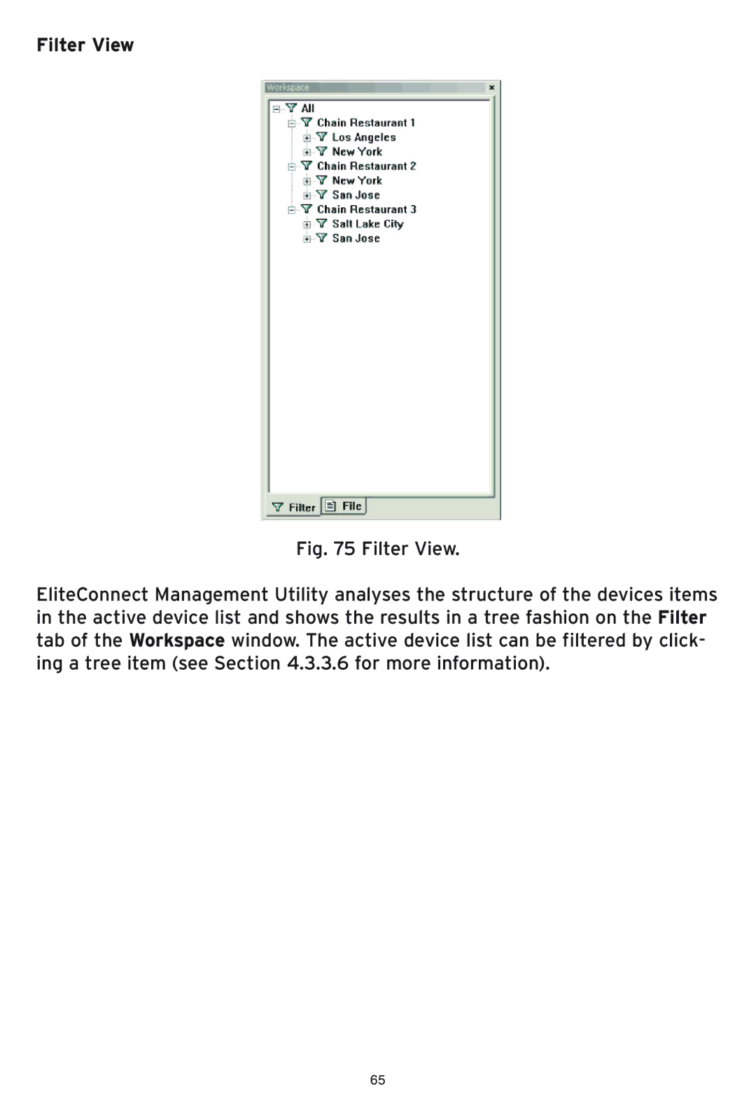 SMC Networks SMC2586W-G manual Filter View 