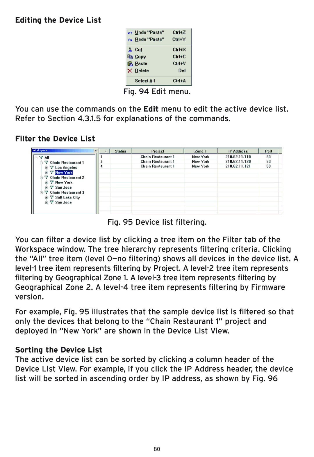 SMC Networks SMC2586W-G manual Editing the Device List, Filter the Device List 