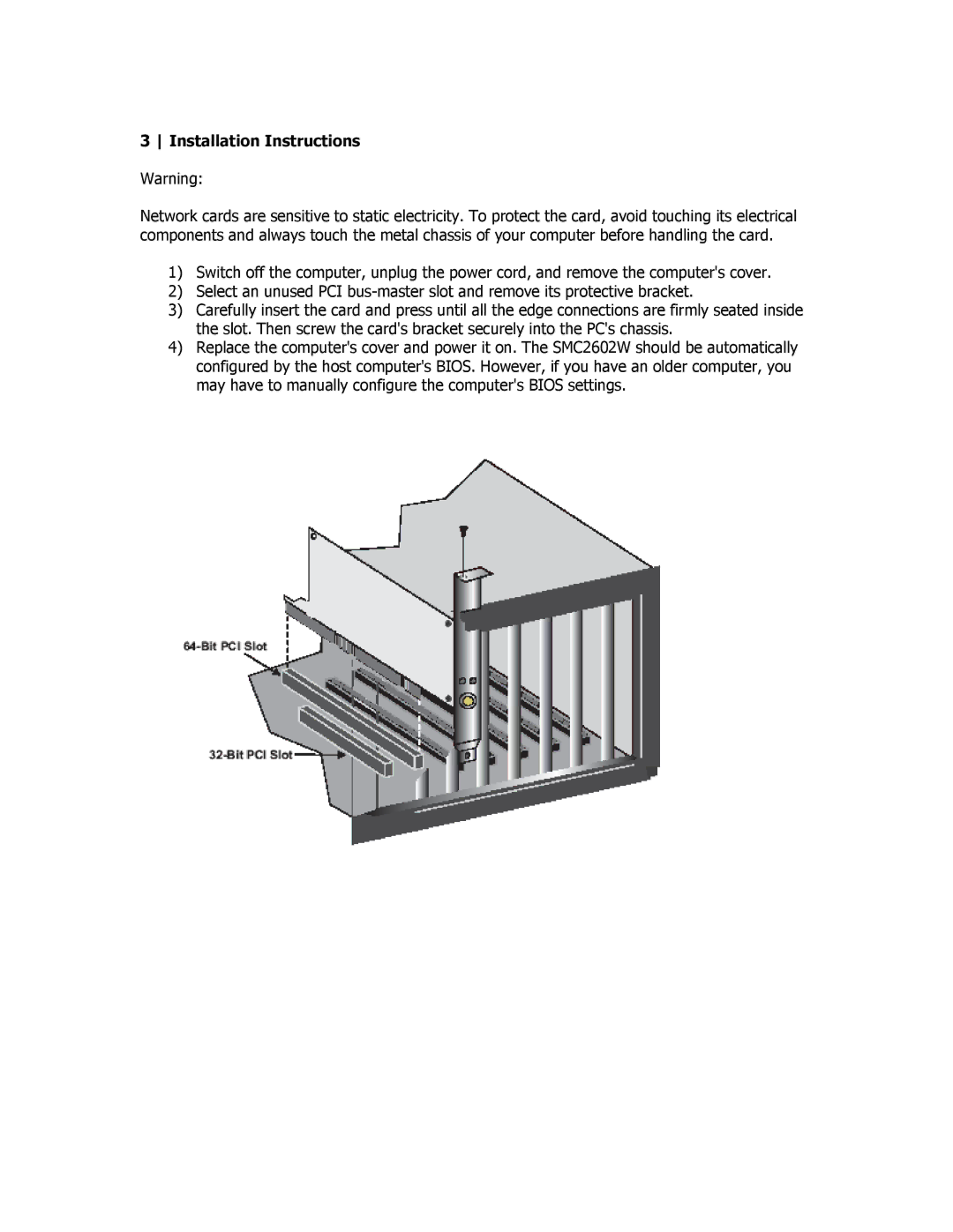 SMC Networks SMC2602W manual Installation Instructions 