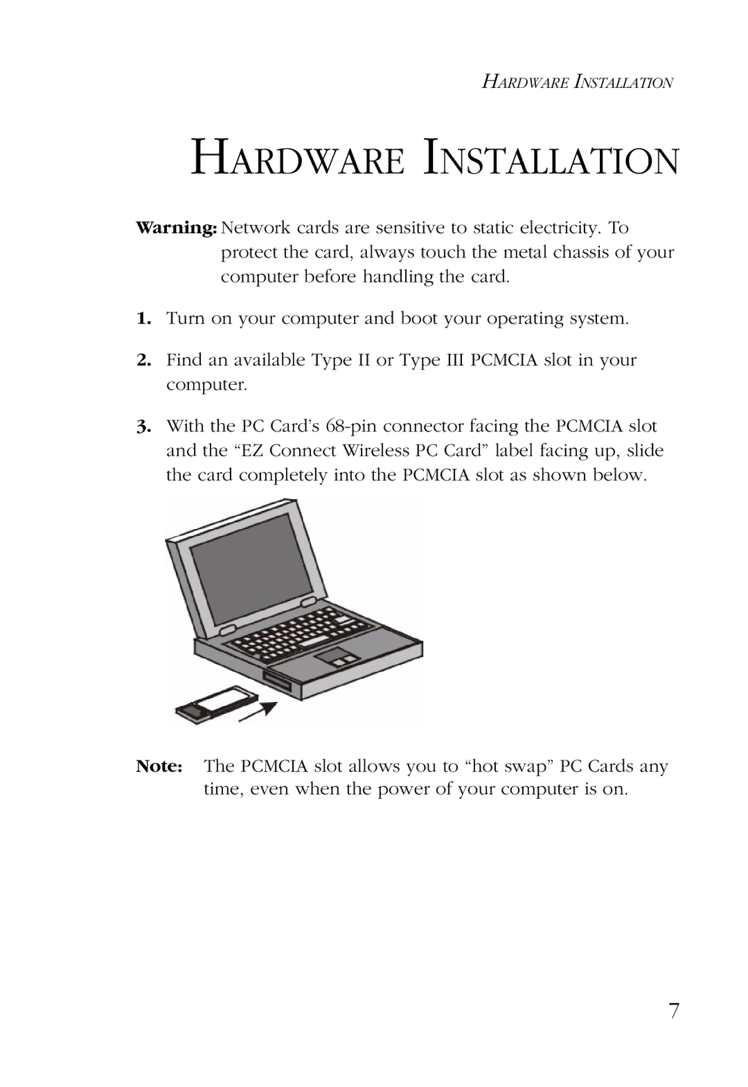 SMC Networks SMC2632W manual Hardware Installation 