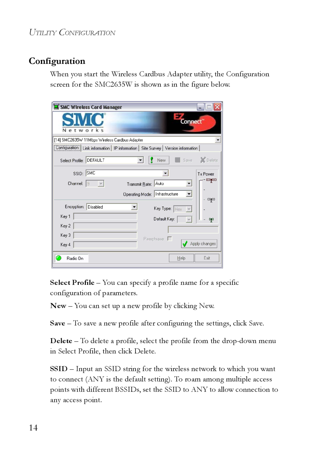 SMC Networks SMC2635W manual Configuration 