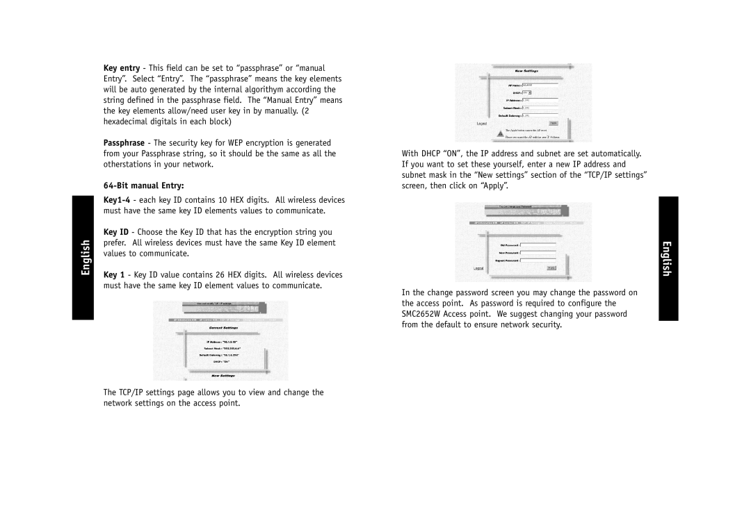 SMC Networks SMC2652W Bit manual Entry 