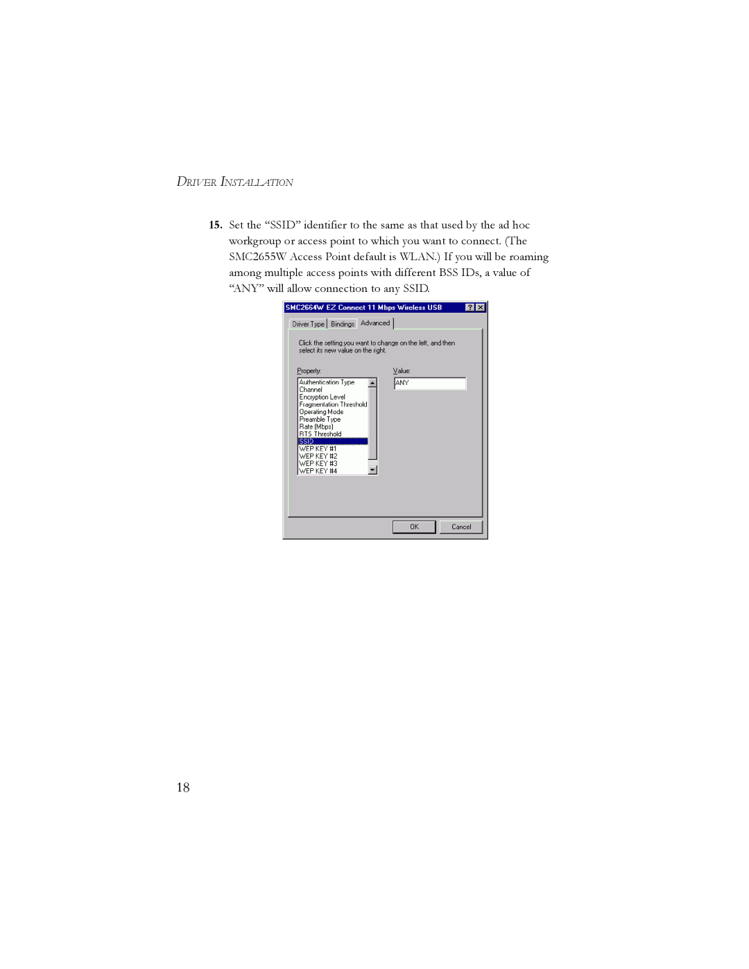 SMC Networks SMC2664W manual Driver Installation 