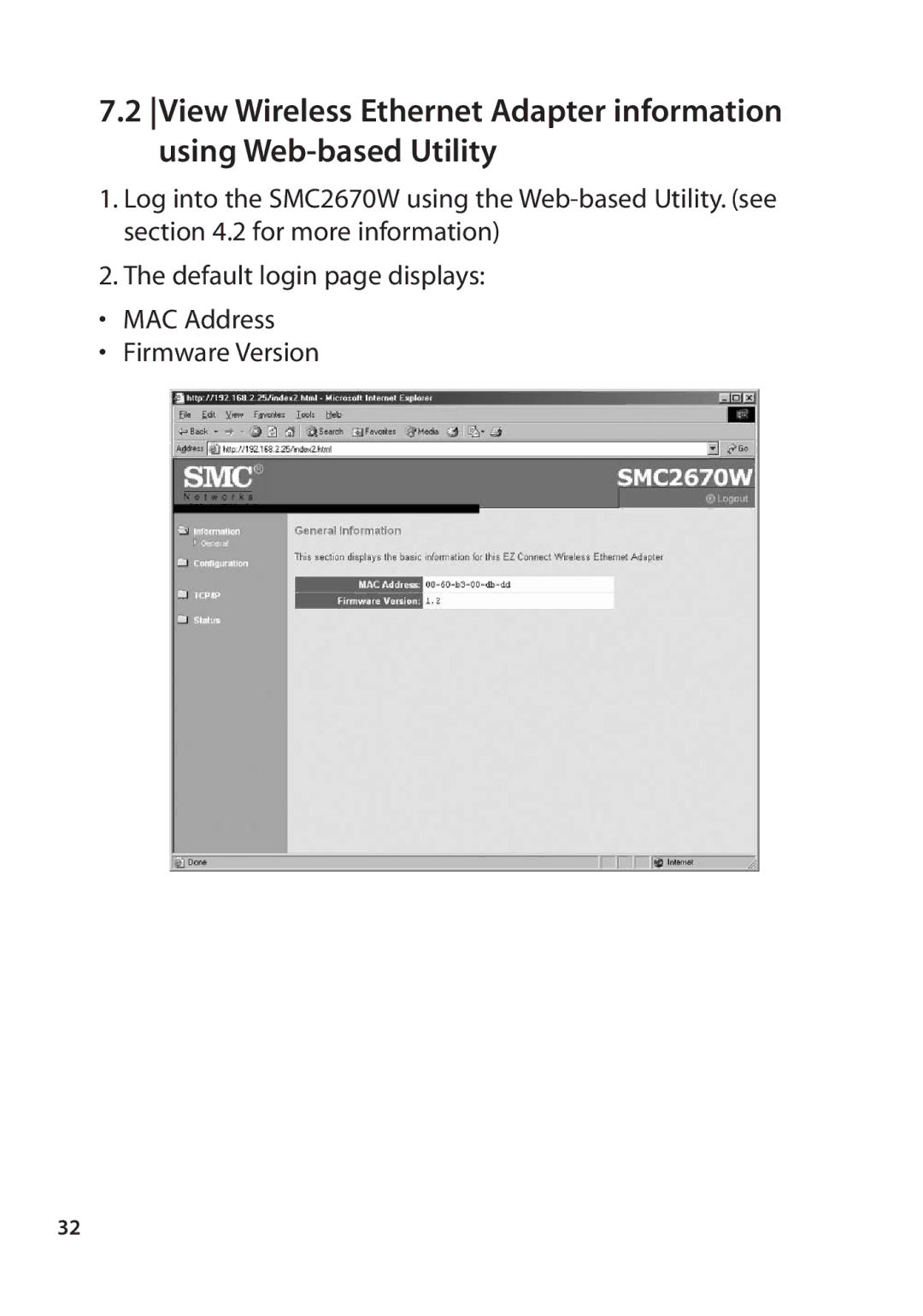 SMC Networks SMC2670W manual 