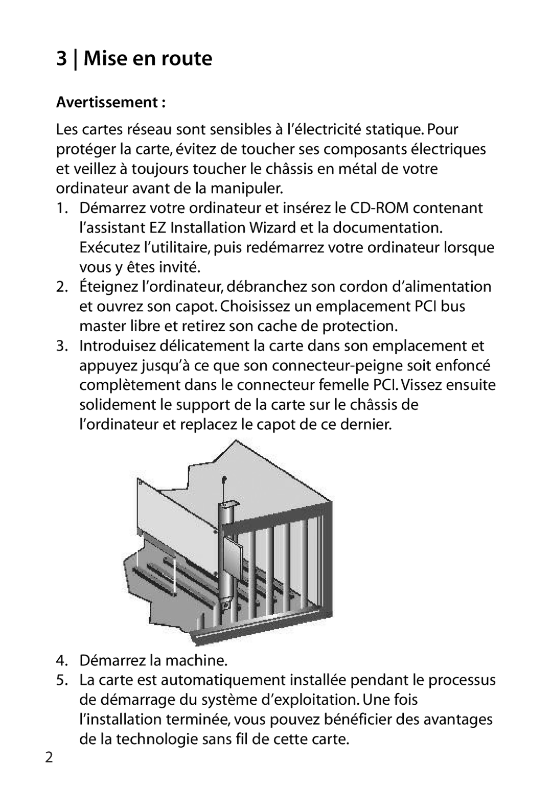 SMC Networks SMC2802W manual Mise en route 