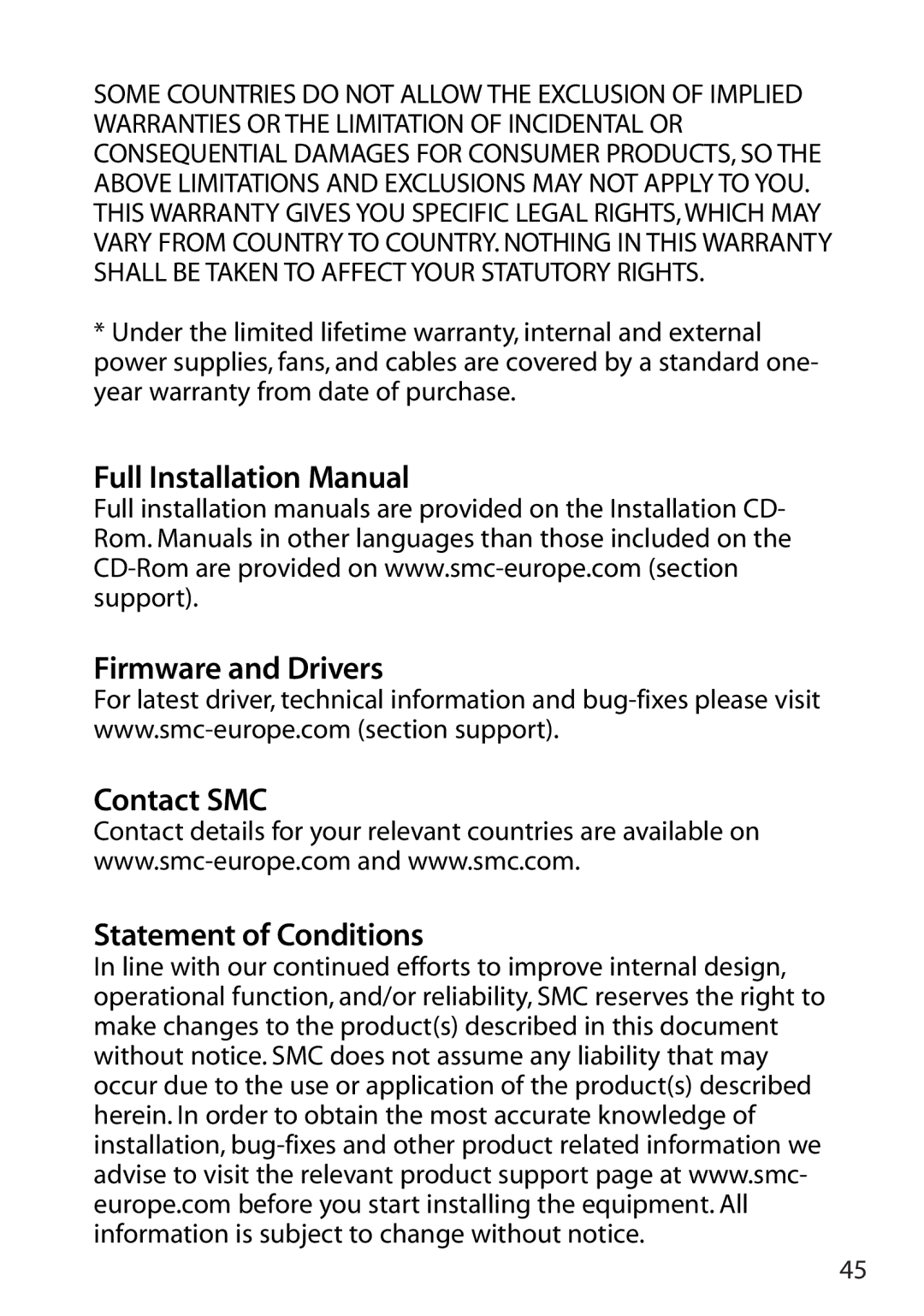 SMC Networks SMC2802W manual 