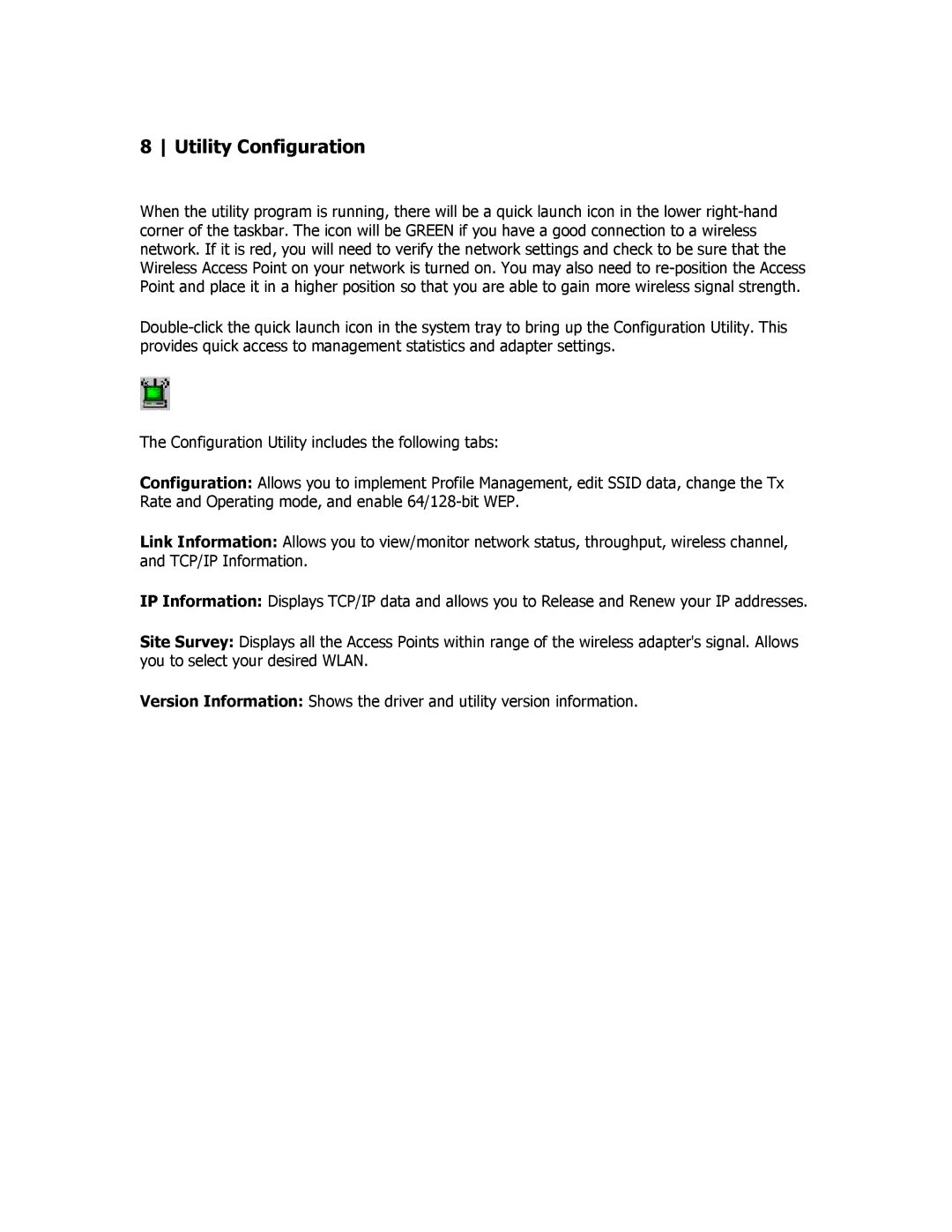 SMC Networks SMC2835W manual Utility Configuration 