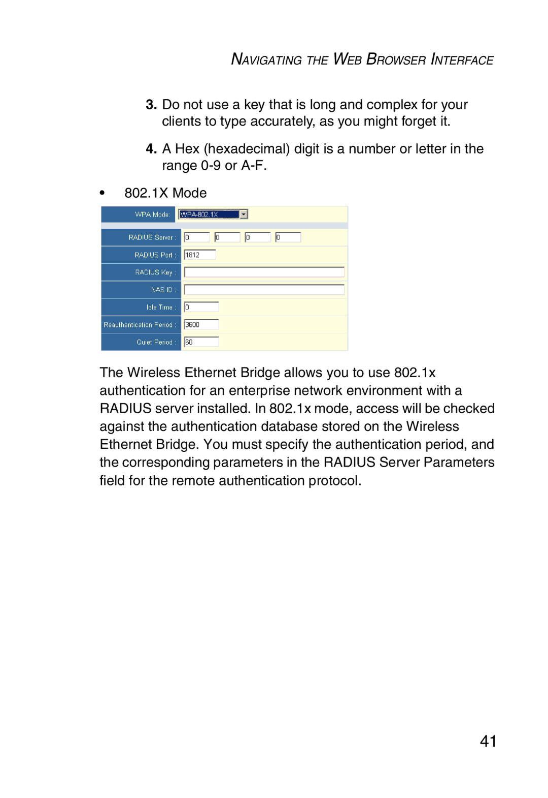 SMC Networks SMC2870W manual Navigating the WEB Browser Interface 