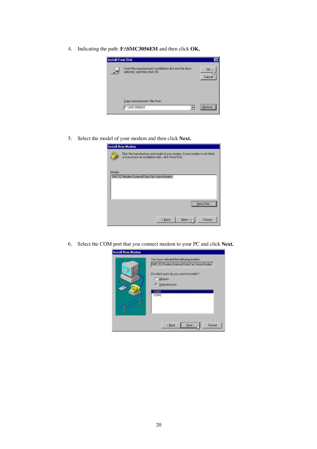 SMC Networks SMC3056EM manual 