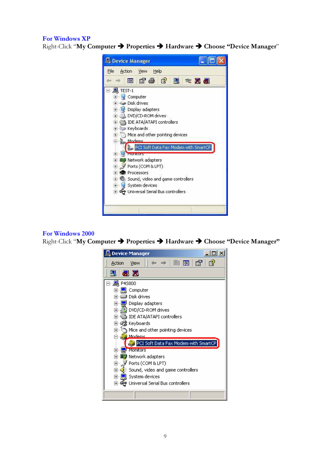 SMC Networks SMC3056IM V5 manual For Windows XP 